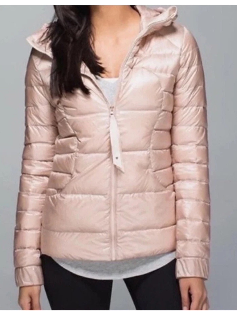 RARE Lululemon Fluffin Awesome
Goose Down Rose Gold Puffer Sz.12